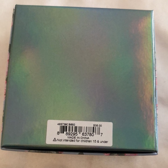 Betsey Johnson XOXO Pink Crystal Heart & Faux Pearl Bead Drop Earrings NIB - Picture 11 of 12